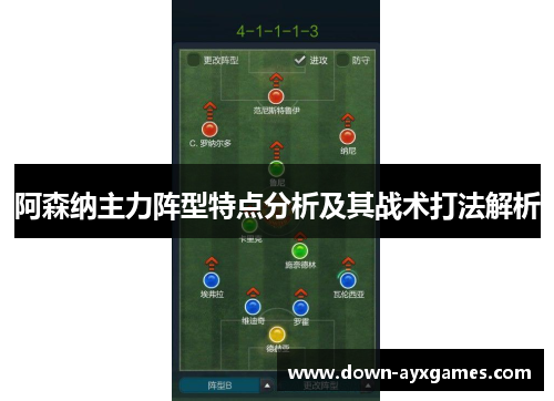 阿森纳主力阵型特点分析及其战术打法解析